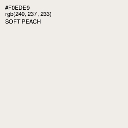 #F0EDE9 - Soft Peach Color Image